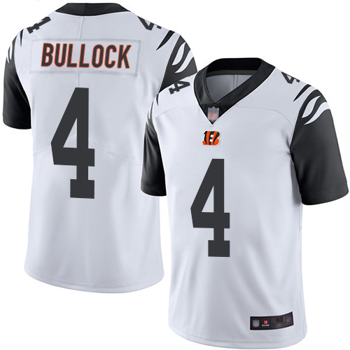 Cincinnati Bengals Limited White Men Randy Bullock Jersey NFL Footballl 4 Rush Vapor Untouchable